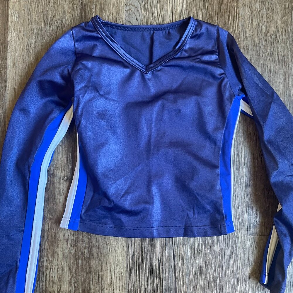 Sylvia P Atlantis Crop Top Gymnastics Child Size 8